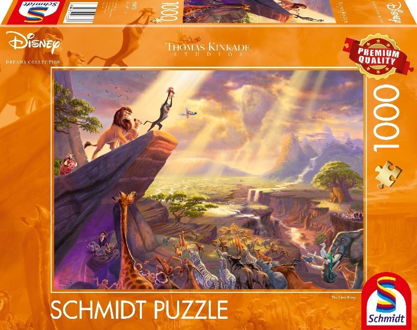 Cover: 4001504596736 | Disney, König der Löwen (Puzzle) | Thomas Kinkade | Spiel | 2020