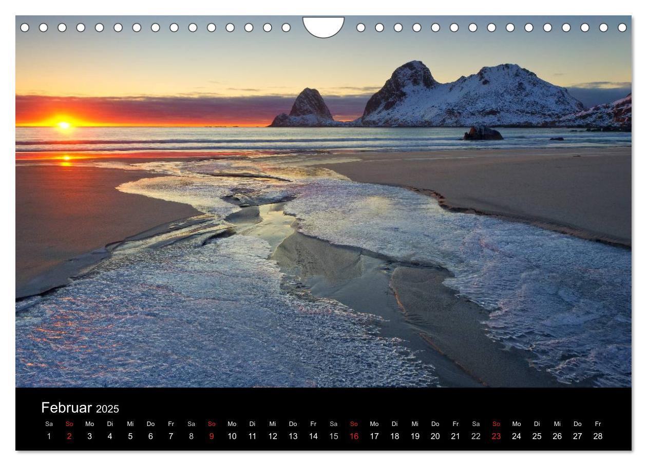 Bild: 9783435802395 | Norwegen (Wandkalender 2025 DIN A4 quer), CALVENDO Monatskalender