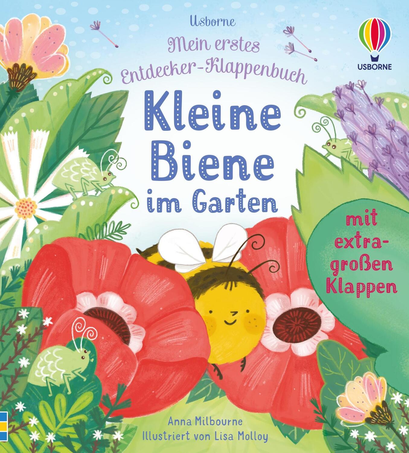 Cover: 9781789418712 | Mein erstes Entdecker-Klappenbuch: Kleine Biene im Garten | Milbourne