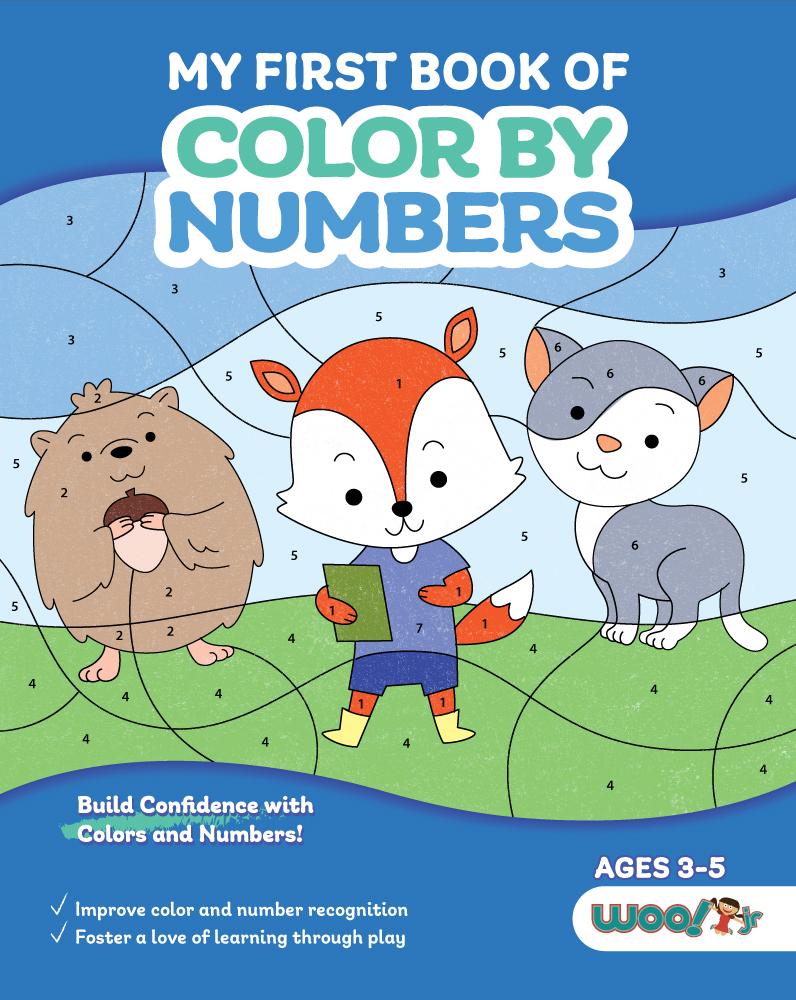 Bild: 9781642507157 | My First Book of Color by Numbers | Woo! Jr. Kids Activities | Buch