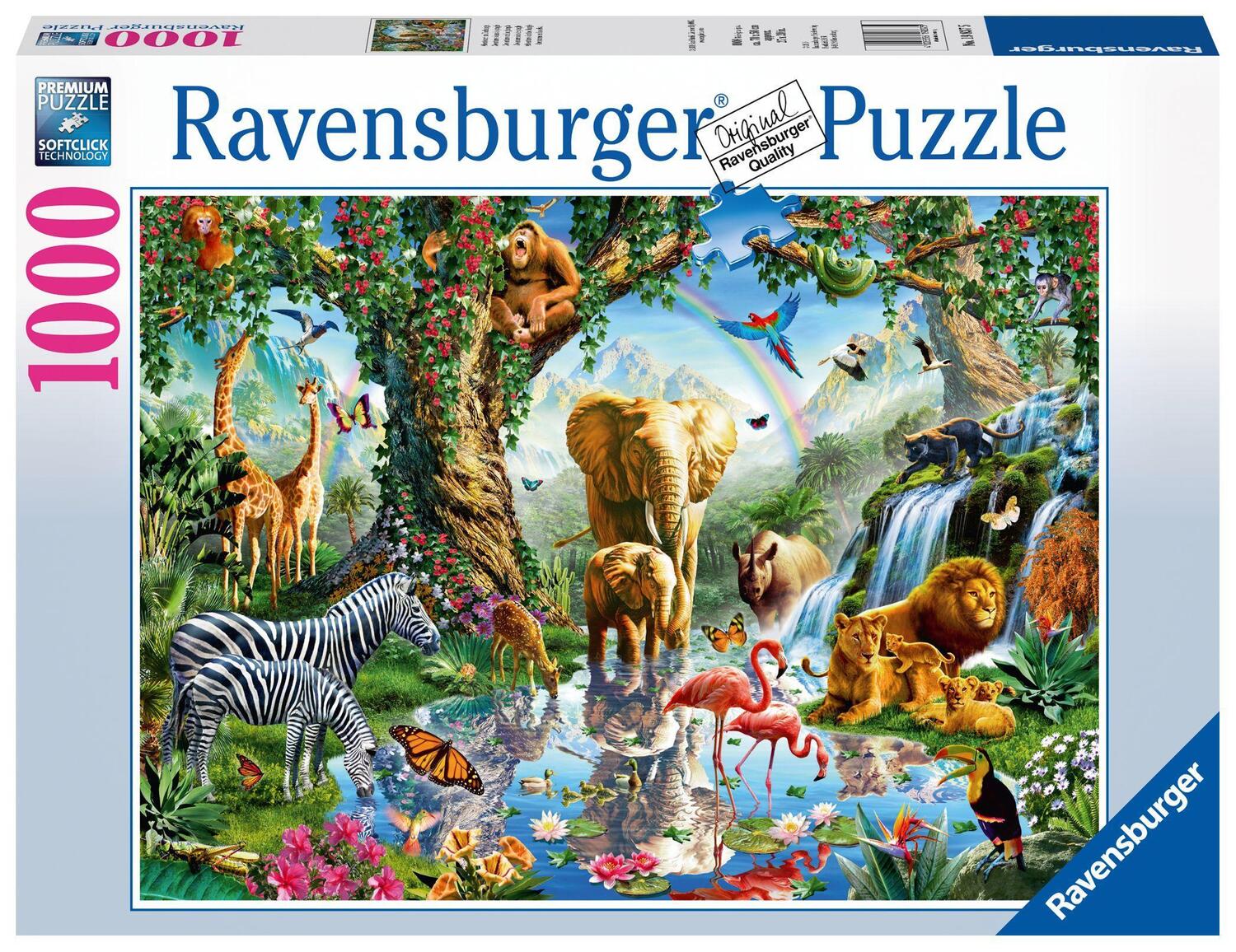 Cover: 4005556198375 | Abenteuer im Dschungel - Puzzle mit 1000 Teilen | Spiel | Deutsch