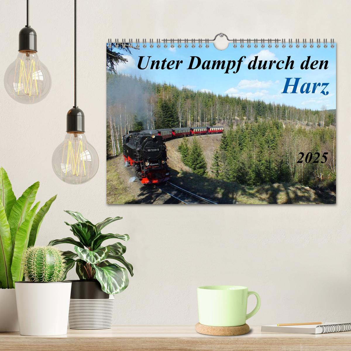 Bild: 9783435670260 | Unter Dampf durch den Harz (Wandkalender 2025 DIN A4 quer),...