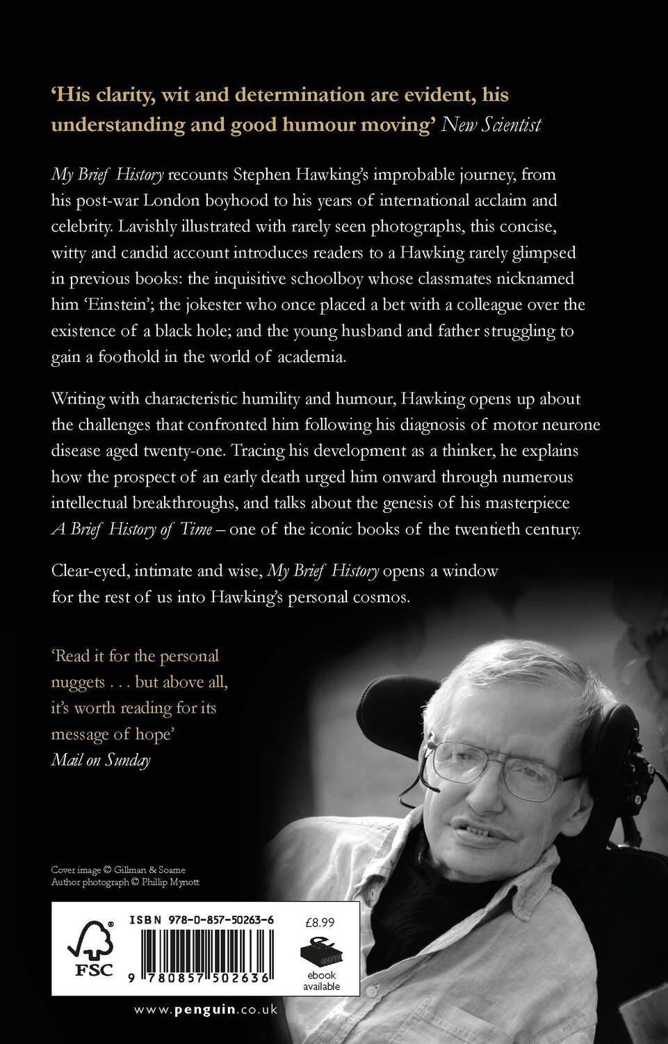 Rückseite: 9780857502636 | My Brief History | Stephen Hawking | Taschenbuch | Englisch | 2014