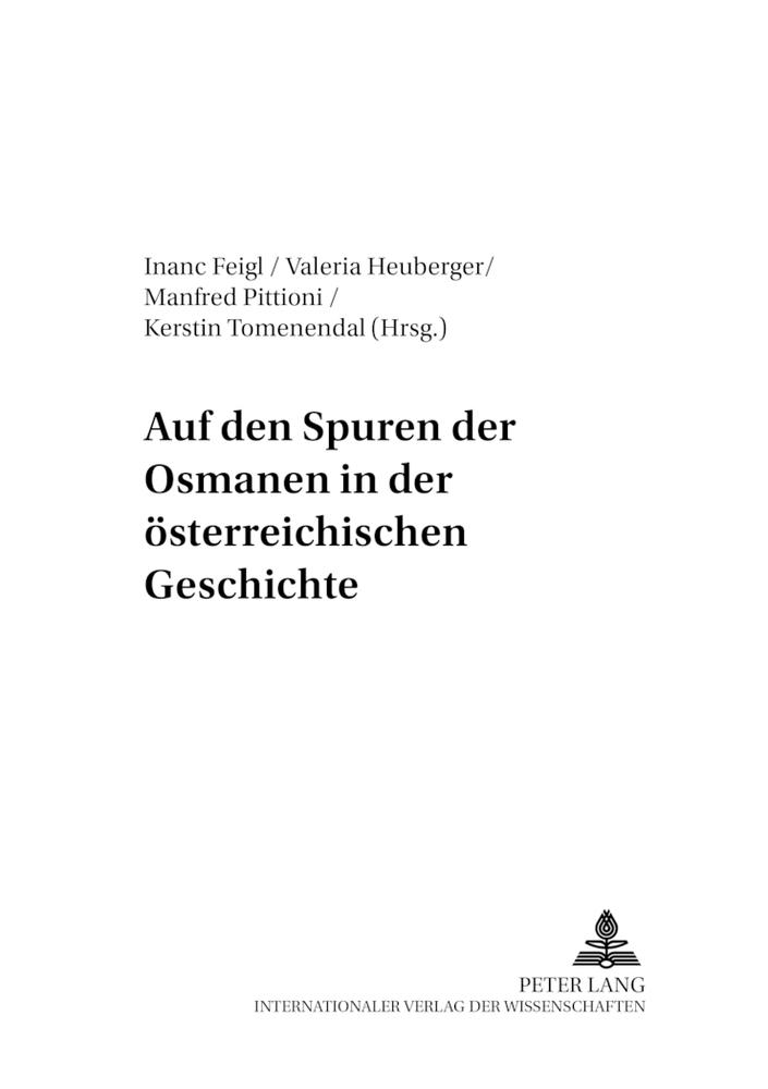 Cover: 9783631389324 | Auf den Spuren der Osmanen in der österreichischen Geschichte | Buch