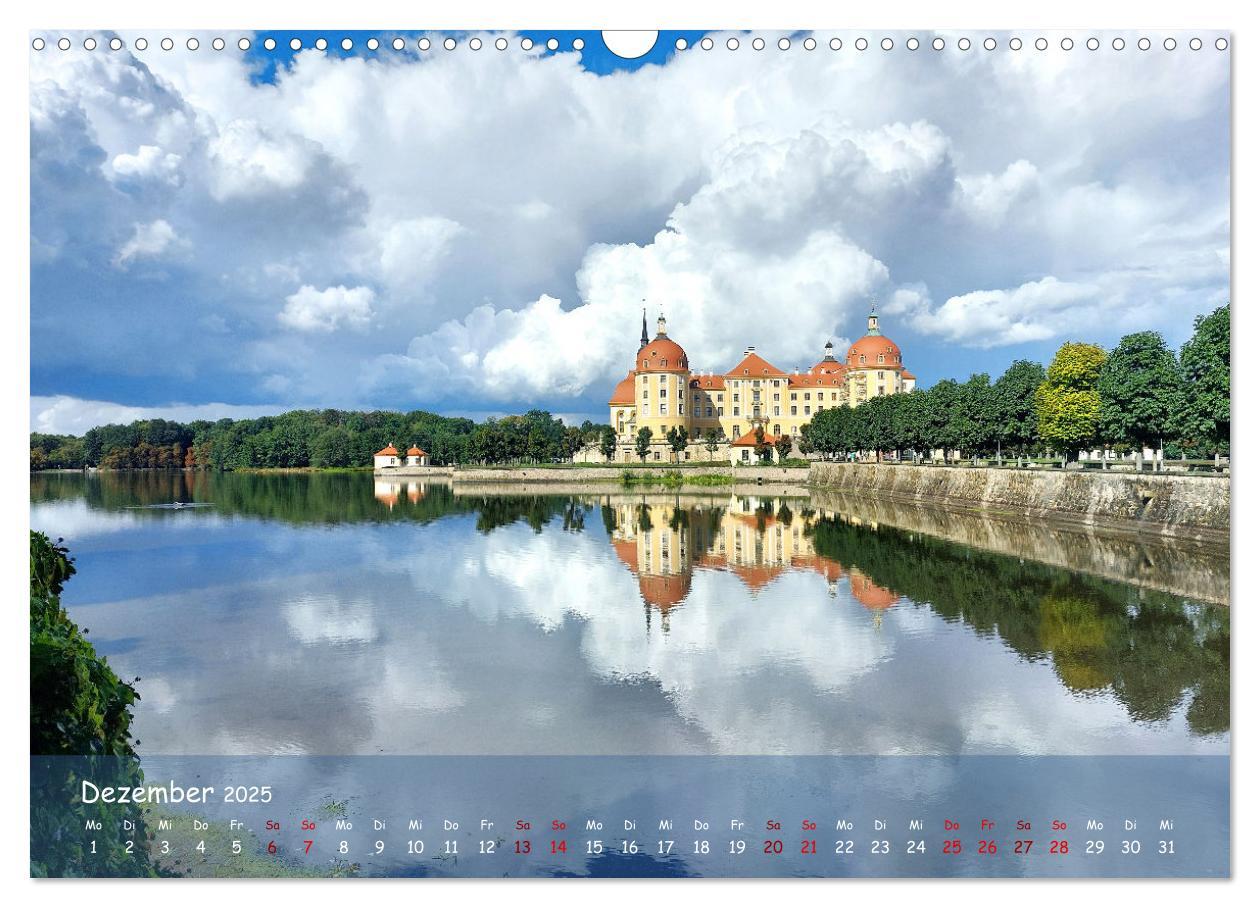 Bild: 9783383936678 | Schloss Moritzburg und das Fasanenschlösschen (Wandkalender 2025...