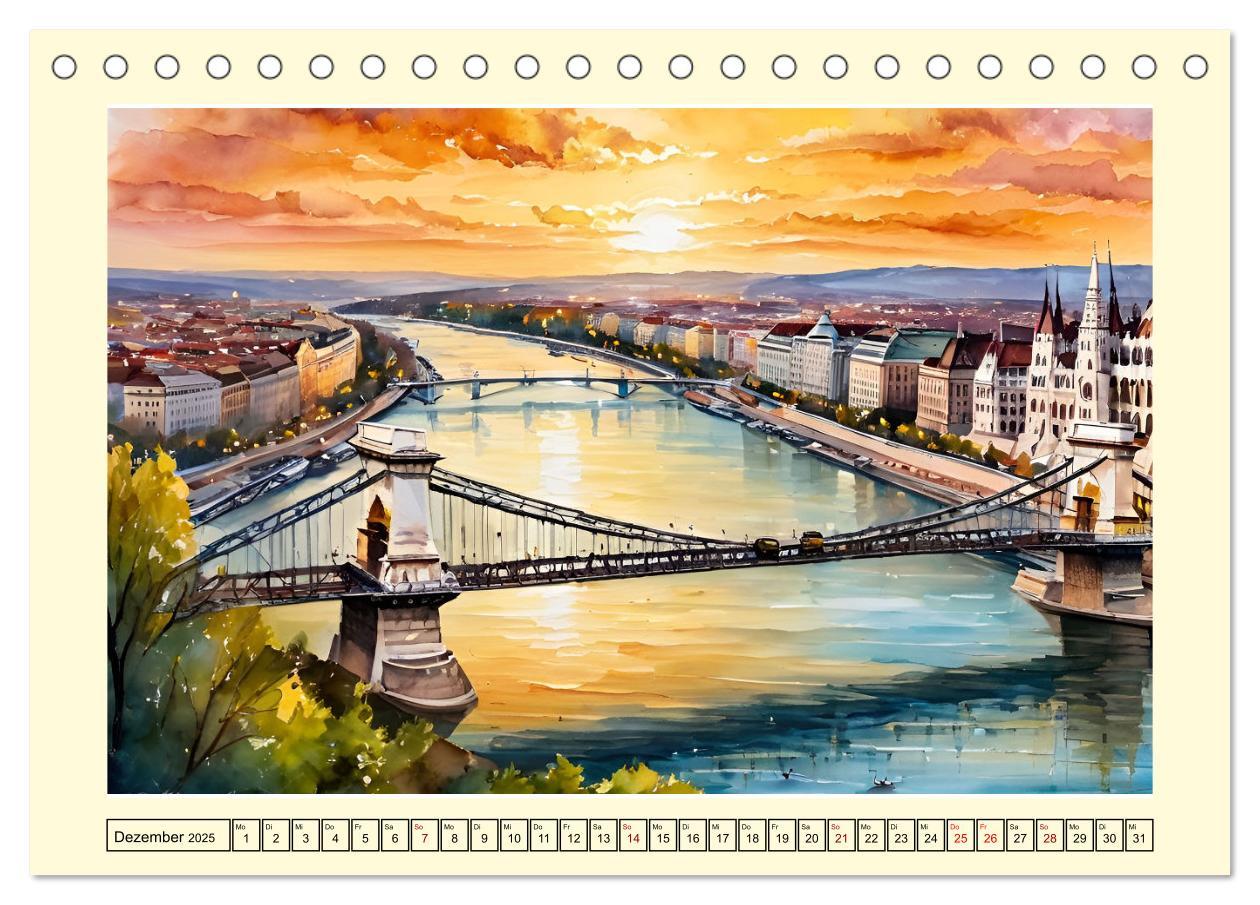 Bild: 9783457189214 | Reise durch Ungarn (Tischkalender 2025 DIN A5 quer), CALVENDO...