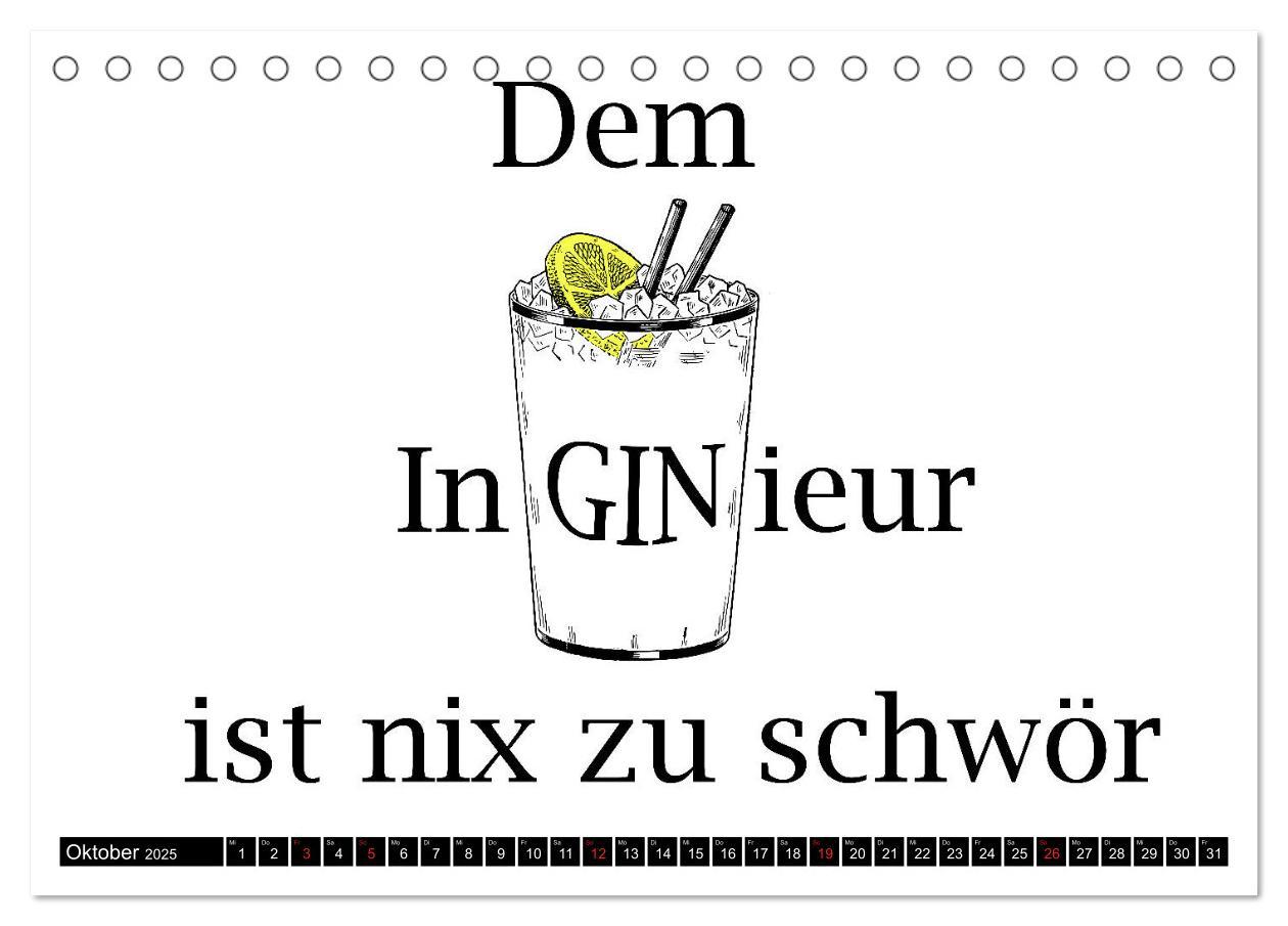 Bild: 9783435289752 | Gin &amp; Tonic Die Besten Sprüche und Wortspiele (Tischkalender 2025...