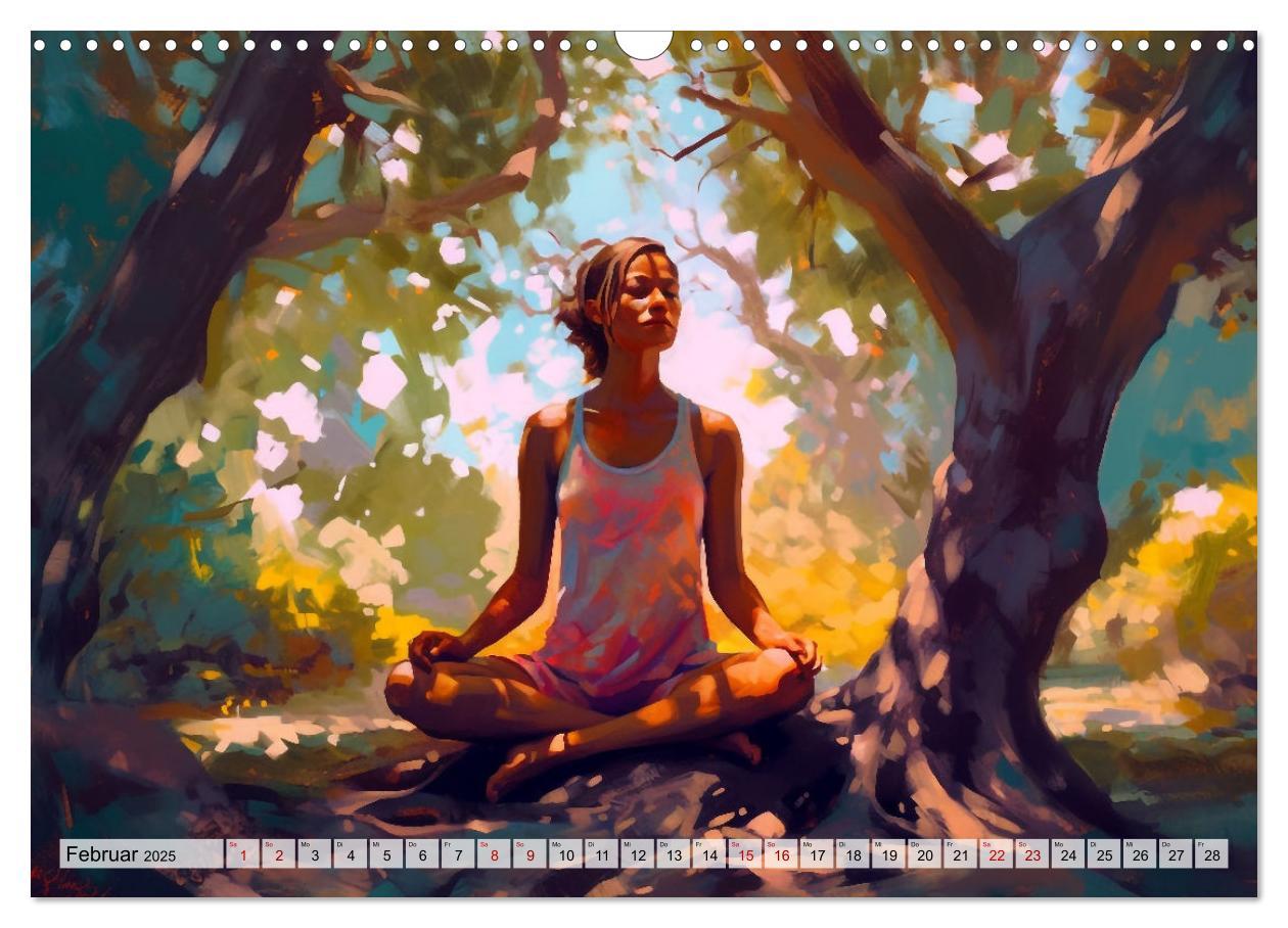 Bild: 9783383905087 | Yoga, die innere Balance (Wandkalender 2025 DIN A3 quer), CALVENDO...