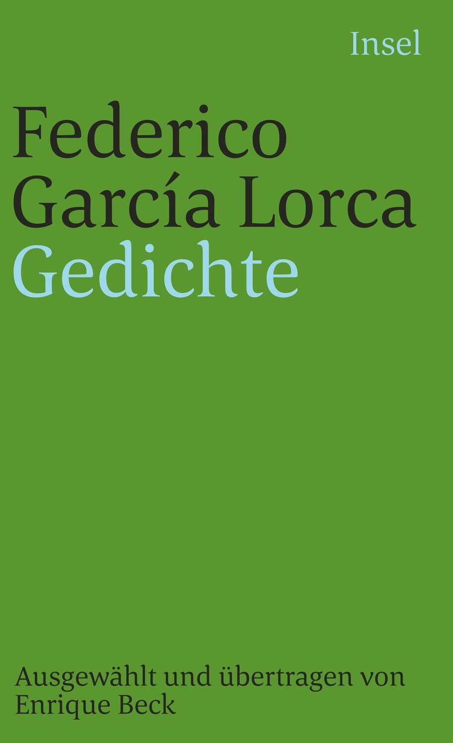 Cover: 9783458338987 | Gedichte | Federico García Lorca | Taschenbuch | Insel-Taschenbücher