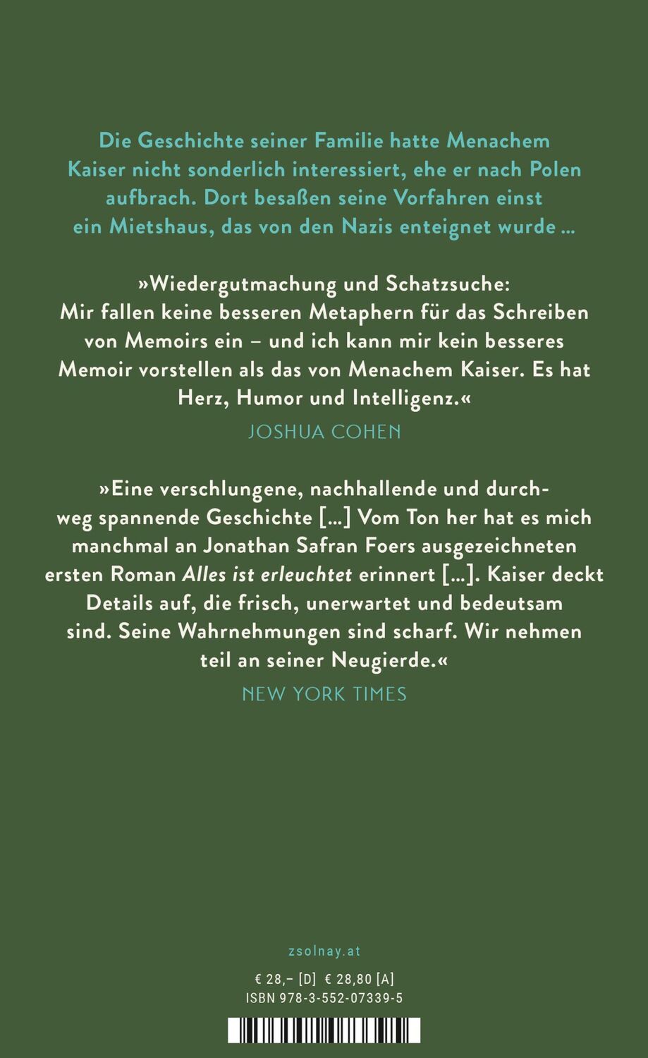 Bild: 9783552073395 | Kajzer | Mein Familienerbe und das Abenteuer der Erinnerung | Kaiser