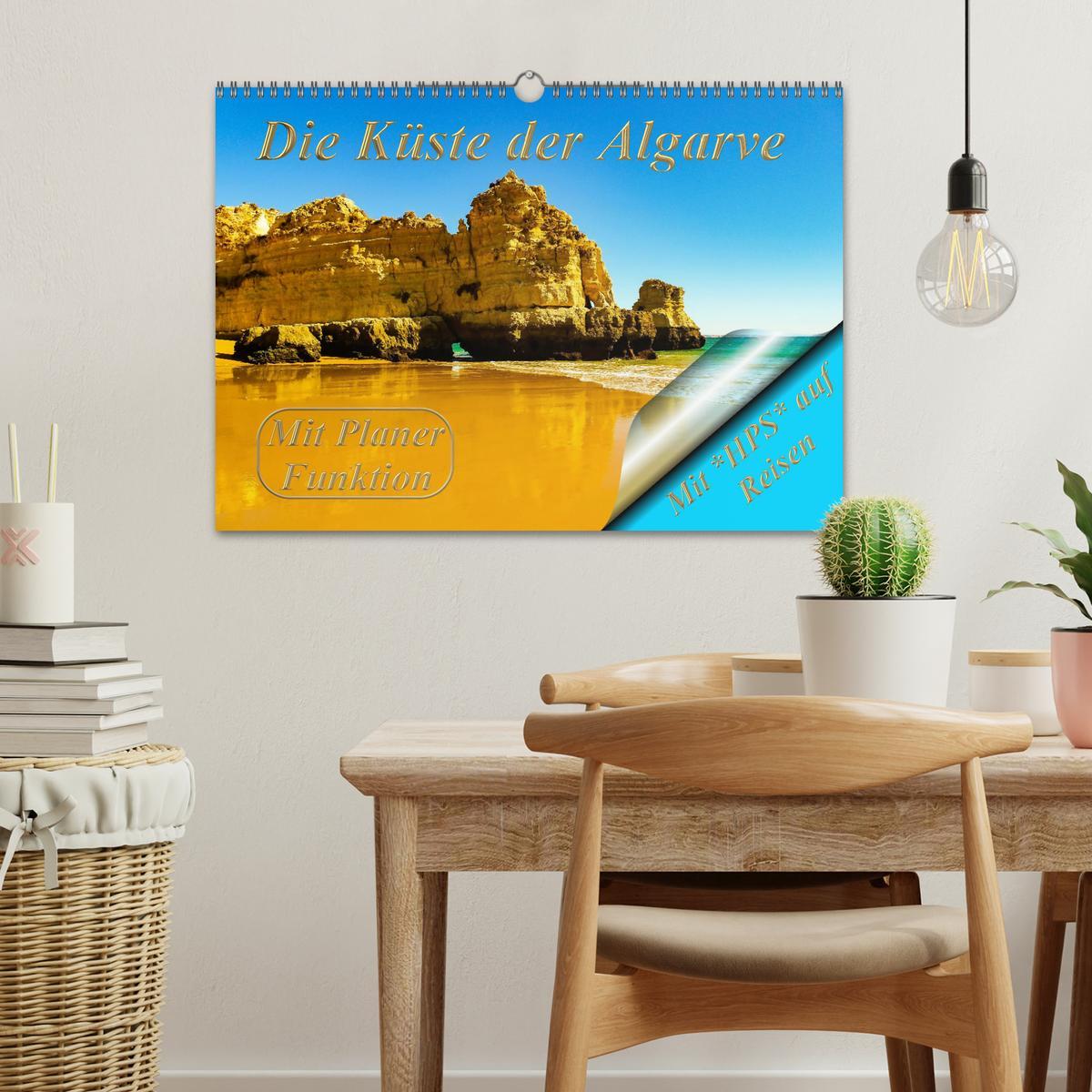 Bild: 9783435091980 | Die Küste der Algarve (Wandkalender 2025 DIN A3 quer), CALVENDO...