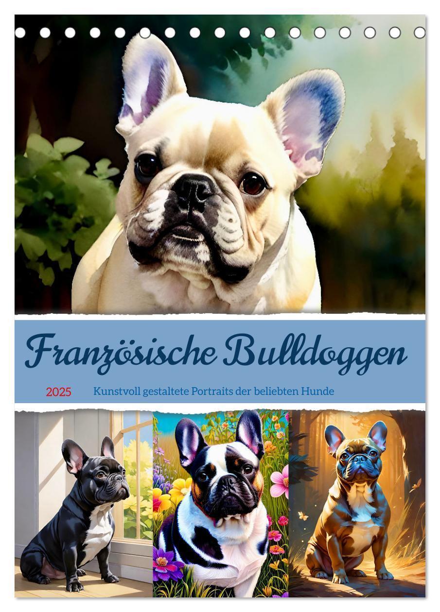 Cover: 9783383786280 | Französische Bulldoggen. Kunstvoll gestaltete Portraits...