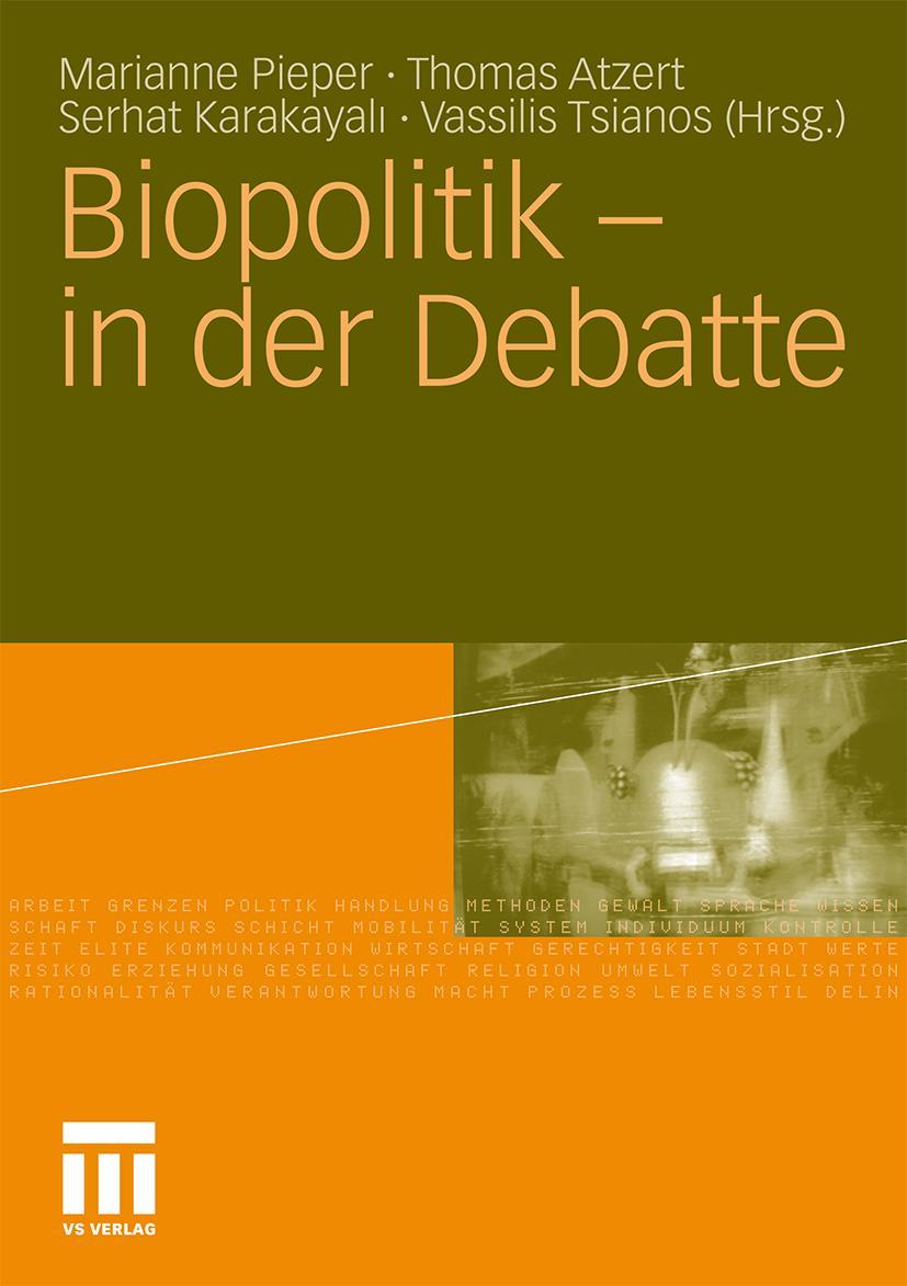 Cover: 9783531154978 | Biopolitik - in der Debatte | Marianne Pieper (u. a.) | Taschenbuch