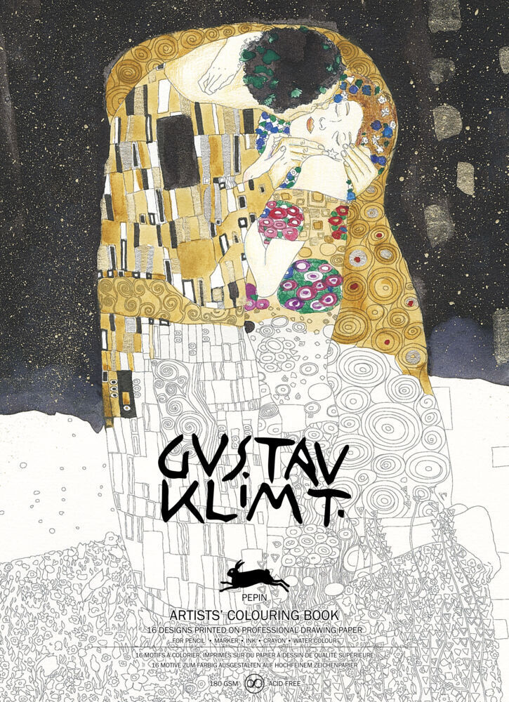 Cover: 9789460098239 | Gustav Klimt | Artists' Colouring Book | Pepin van Roojen | Buch