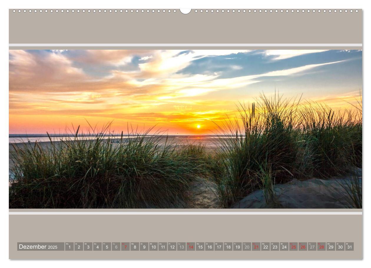 Bild: 9783435485123 | Strandblicke Borkum und Norderney (Wandkalender 2025 DIN A2 quer),...