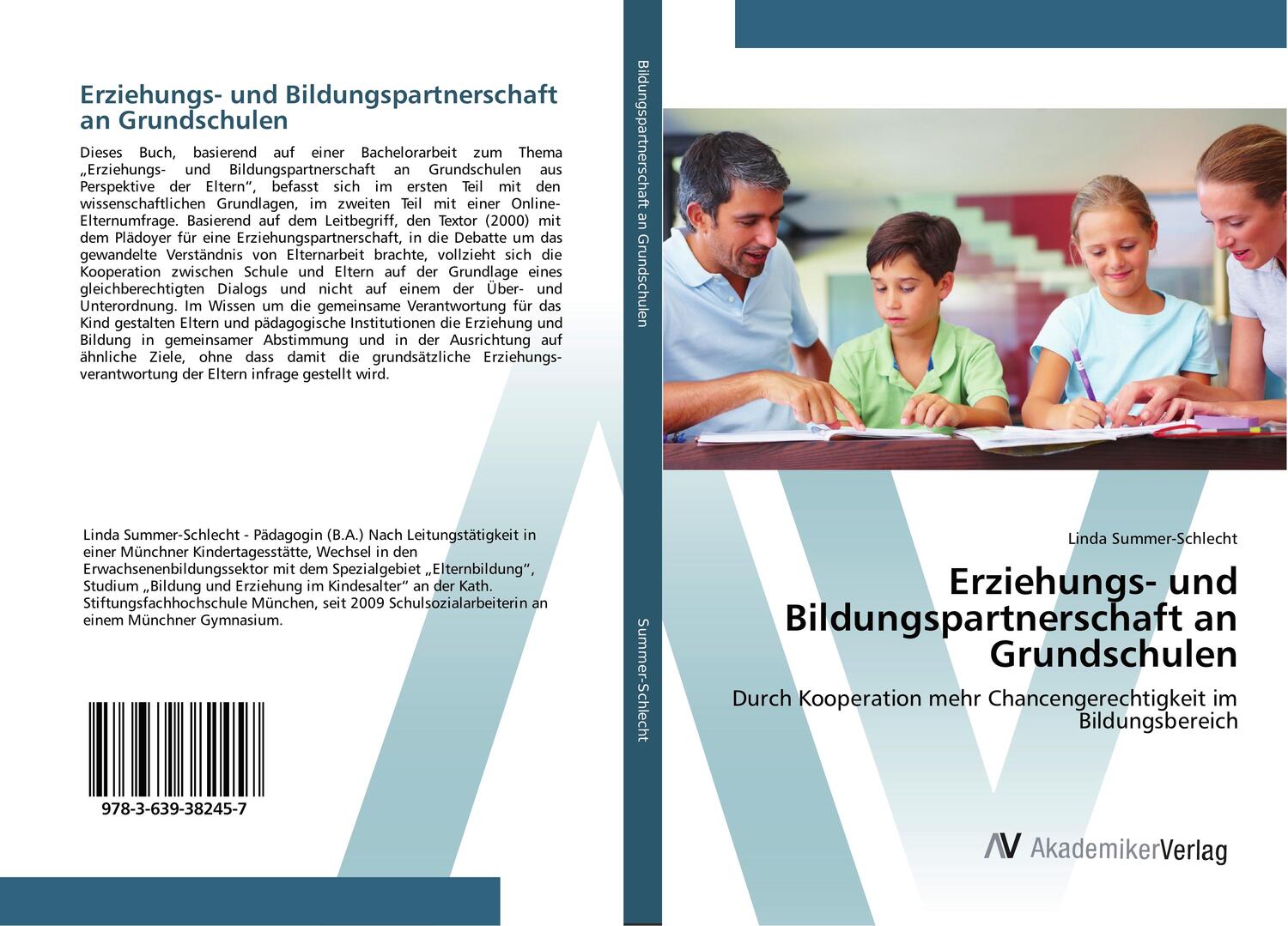 Cover: 9783639382457 | Erziehungs- und Bildungspartnerschaft an Grundschulen | Taschenbuch