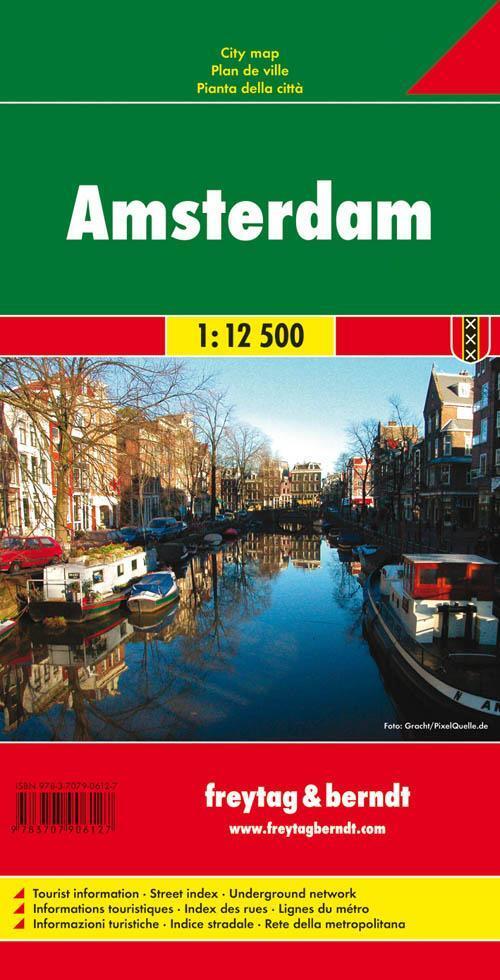 Rückseite: 9783707906127 | Amsterdam 1 : 12 500 Stadtplan | (Land-)Karte | Deutsch | 2011