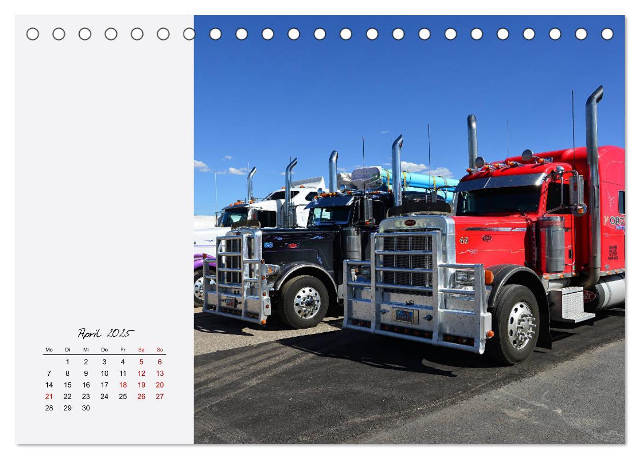 Bild: 9783435337262 | Langhauber. Coole Trucks in den USA (Tischkalender 2025 DIN A5...