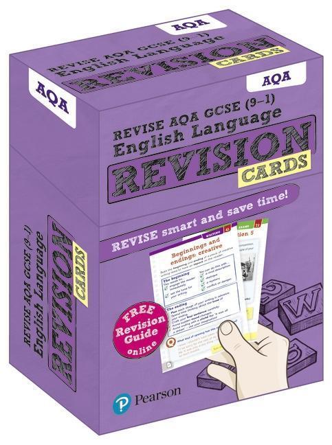 Cover: 9781292182056 | Pearson REVISE AQA GCSE (9-1) English Language Revision Cards (with...