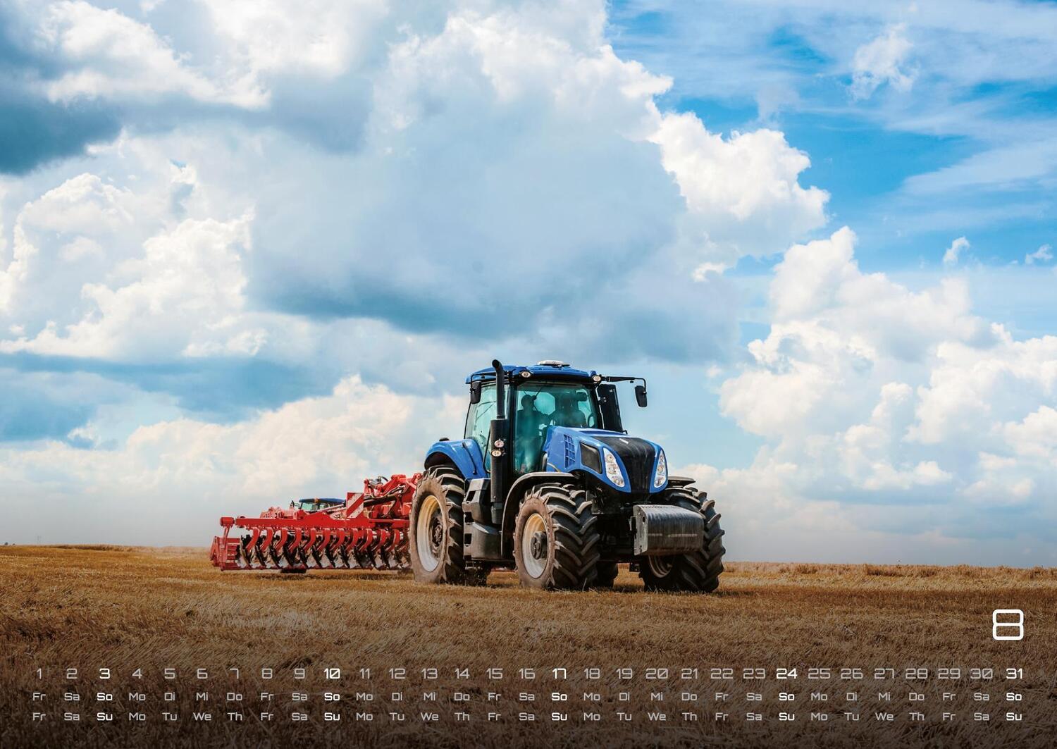 Bild: 9783986734411 | Landmaschinen - Traktor - 2025 - Kalender DIN A2 | GP-Fever. de | 2025