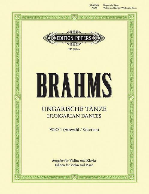 Cover: 9790014019259 | 12 Hungarian Dances (Arranged for Violin and Piano): Woo 1 Nos....