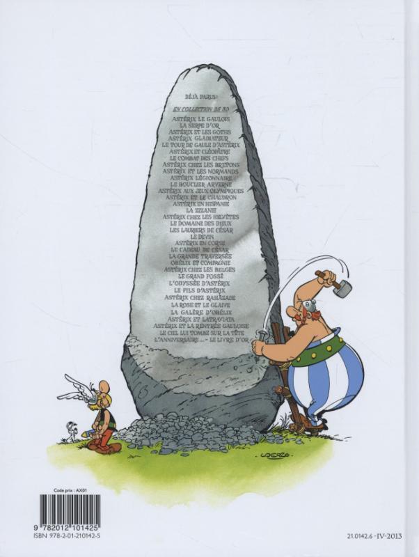 Rückseite: 9782012101425 | Asterix Französische Ausgabe 10. Legionnaire | Albert Uderzo | Buch