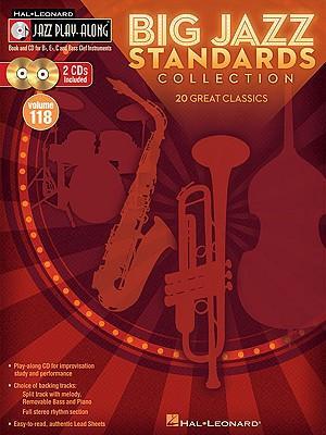 Cover: 9781423485445 | Big Jazz Standards Collection: Jazz Play-Along Volume 118 | Corp