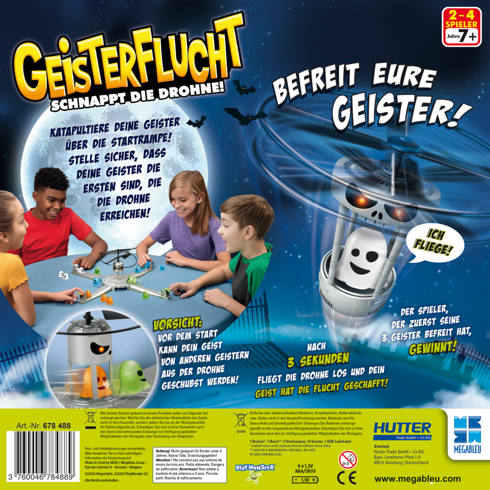 Bild: 3760046784889 | Geisterflucht - Schnappt die Drohne! (Kinderspiel) | Spiel | 678488