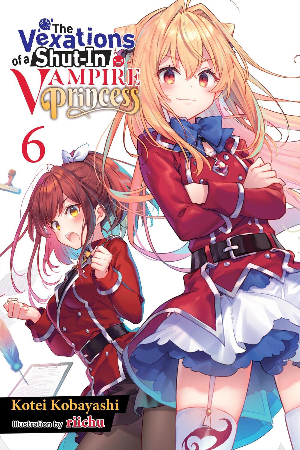 Cover: 9781975379643 | The Vexations of a Shut-In Vampire Princess, Vol. 6 (Light Novel)