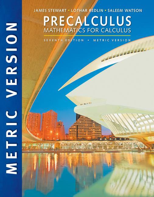 Cover: 9781305999985 | Precalculus: Mathematics for Calculus, International Metric Edition