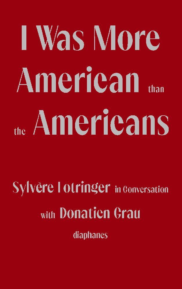Cover: 9783035803655 | I Was More American than the Americans | Donatien Grau (u. a.) | Buch