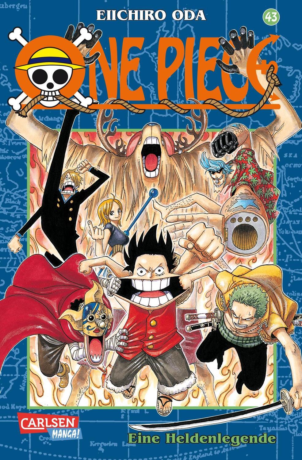 Cover: 9783551758132 | One Piece 43. Eine Heldenlegende | Eiichiro Oda | Taschenbuch | 2007