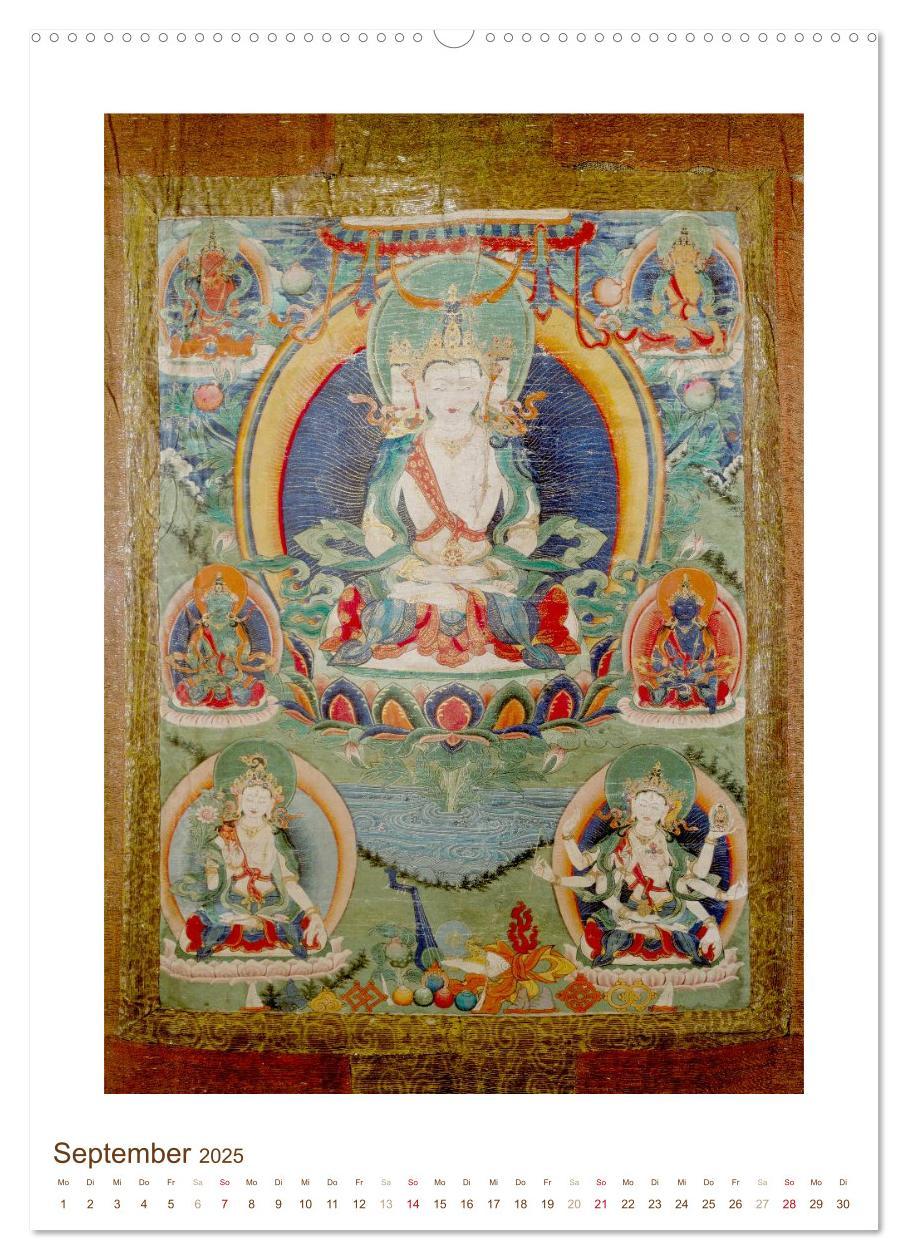 Bild: 9783457041796 | Mit Buddha durchs Jahr: historische Zeichnungen (Wandkalender 2025...