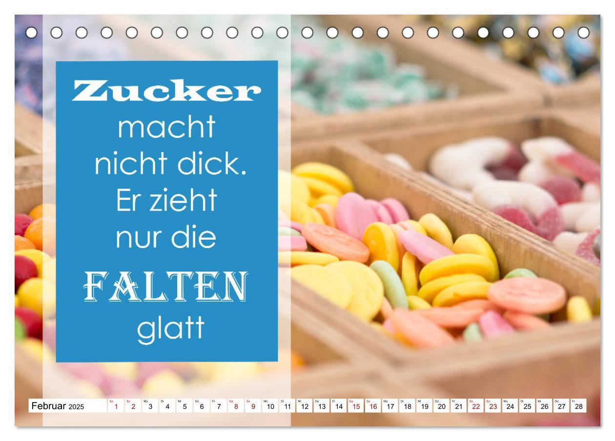 Bild: 9783435126996 | Liebe aus Zucker (Tischkalender 2025 DIN A5 quer), CALVENDO...