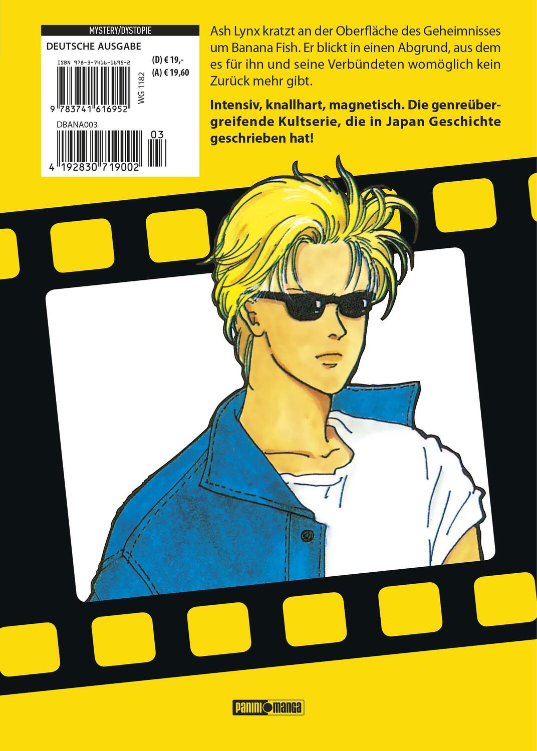 Rückseite: 9783741616952 | Banana Fish: Ultimative Edition 03 | Bd. 3 | Akimi Yoshida | Buch