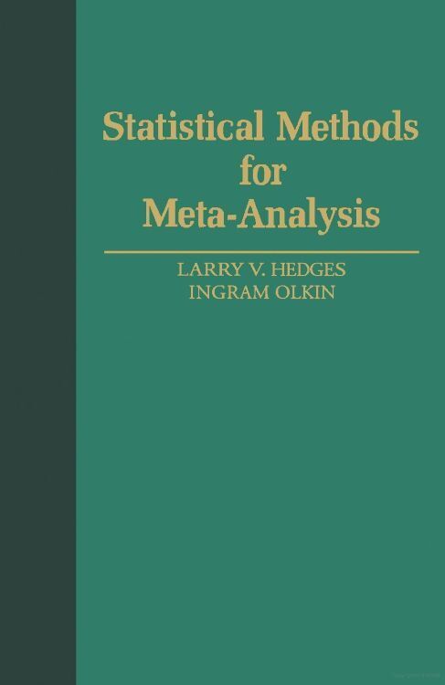 Cover: 9780123363800 | Statistical Methods for Meta-Analysis | Larry V. Hedges (u. a.) | Buch