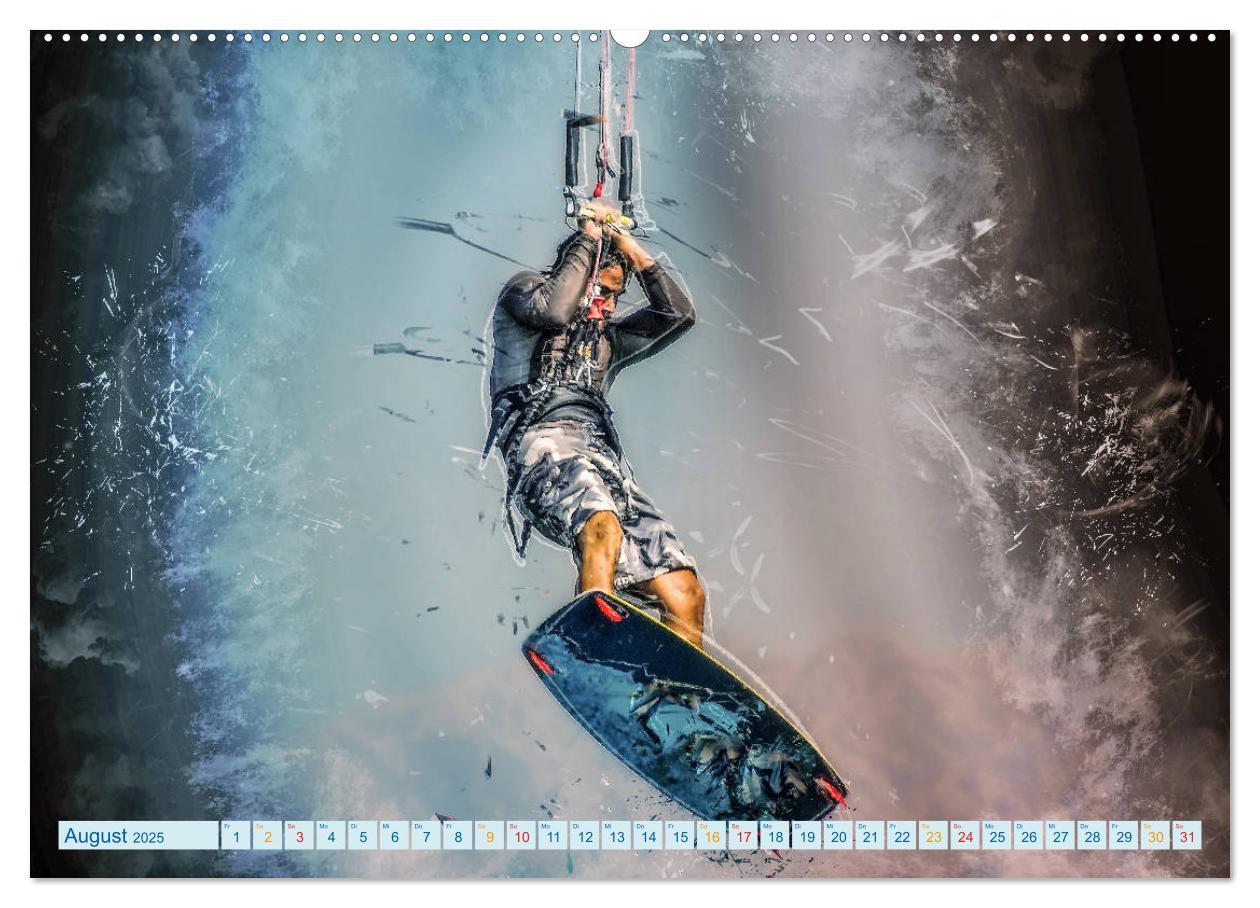 Bild: 9783435413812 | Kitesurfen extrem cool (Wandkalender 2025 DIN A2 quer), CALVENDO...