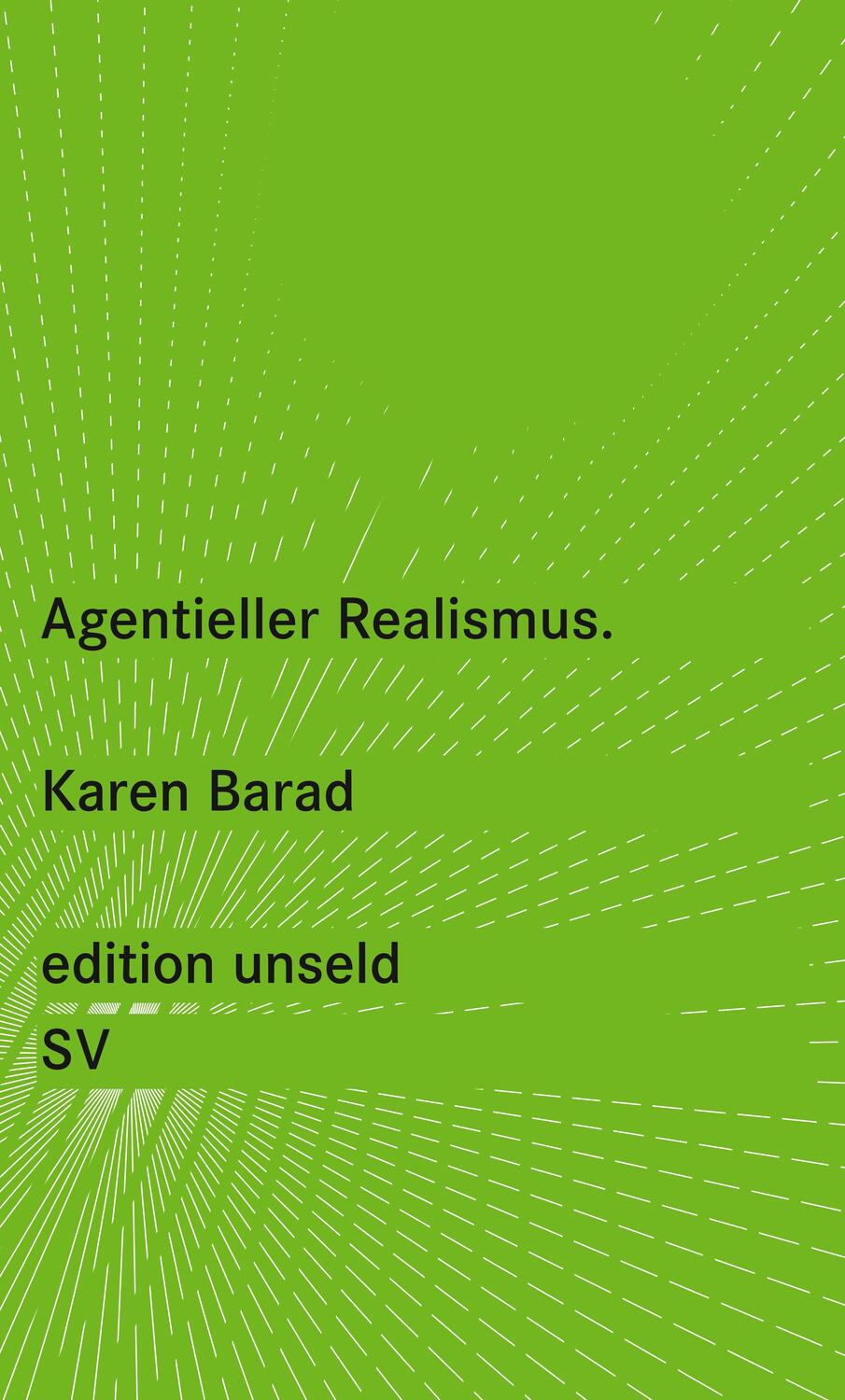 Cover: 9783518260456 | Agentieller Realismus | Karen Barad | Taschenbuch | edition unseld