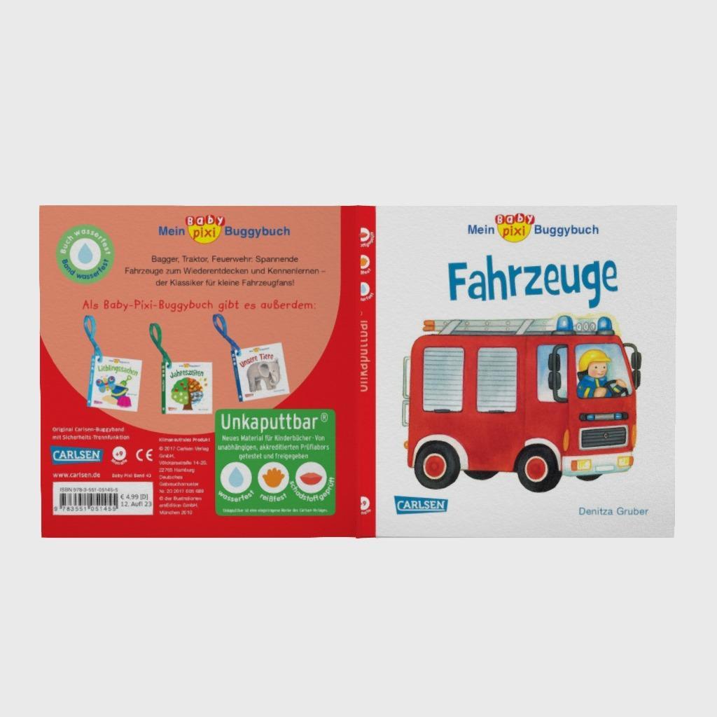 Bild: 9783551051455 | Baby Pixi 43: Mein Baby-Pixi Buggybuch: Fahrzeuge | Denitza Gruber