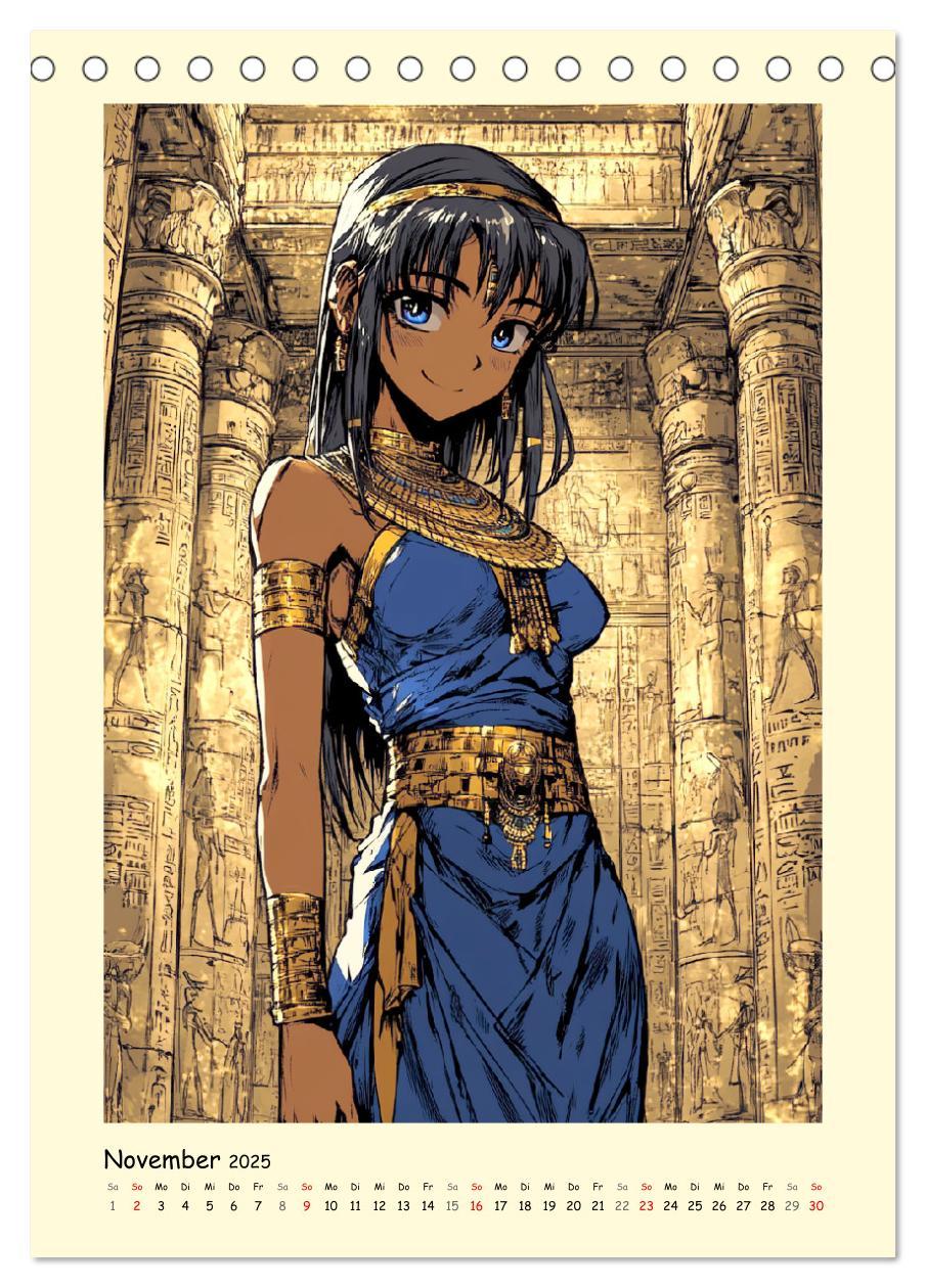 Bild: 9783457211489 | Im alten Ägypten. Manga-Mädchen im Pharaonenland (Tischkalender...