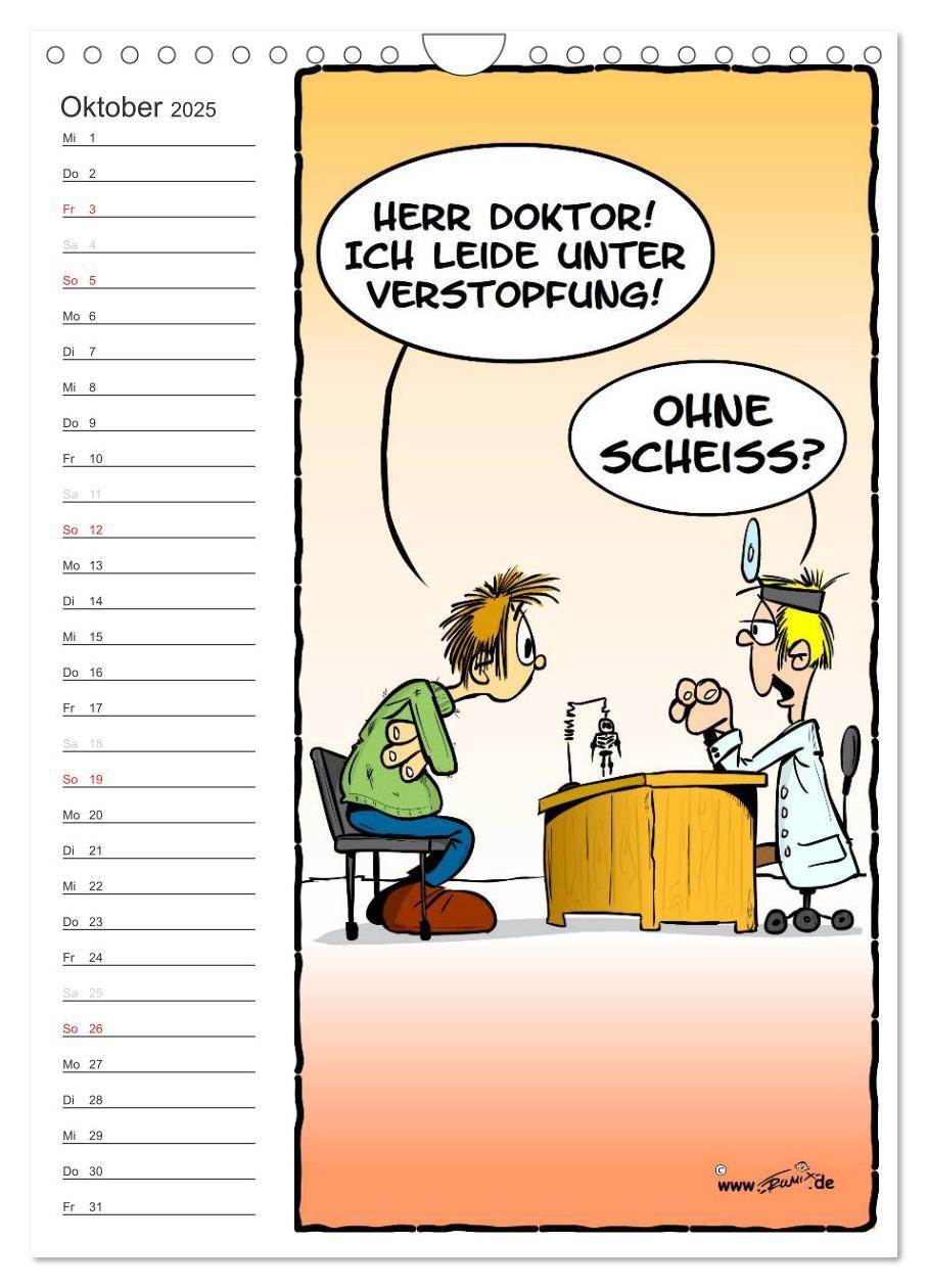 Bild: 9783457045763 | Trumix Cartoons - Autsch, das tut weh! (Wandkalender 2025 DIN A4...