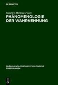 Cover: 9783110068849 | Phänomenologie der Wahrnehmung | Maurice Merleau-Ponty | Taschenbuch
