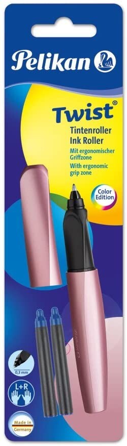 Cover: 4012700806307 | Pelikan Tintenroller Twist, Girly Rose, universell für Rechts- und...