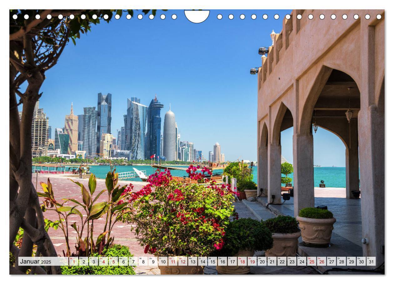 Bild: 9783435142286 | Doha - Hauptstadt von Katar (Wandkalender 2025 DIN A4 quer),...