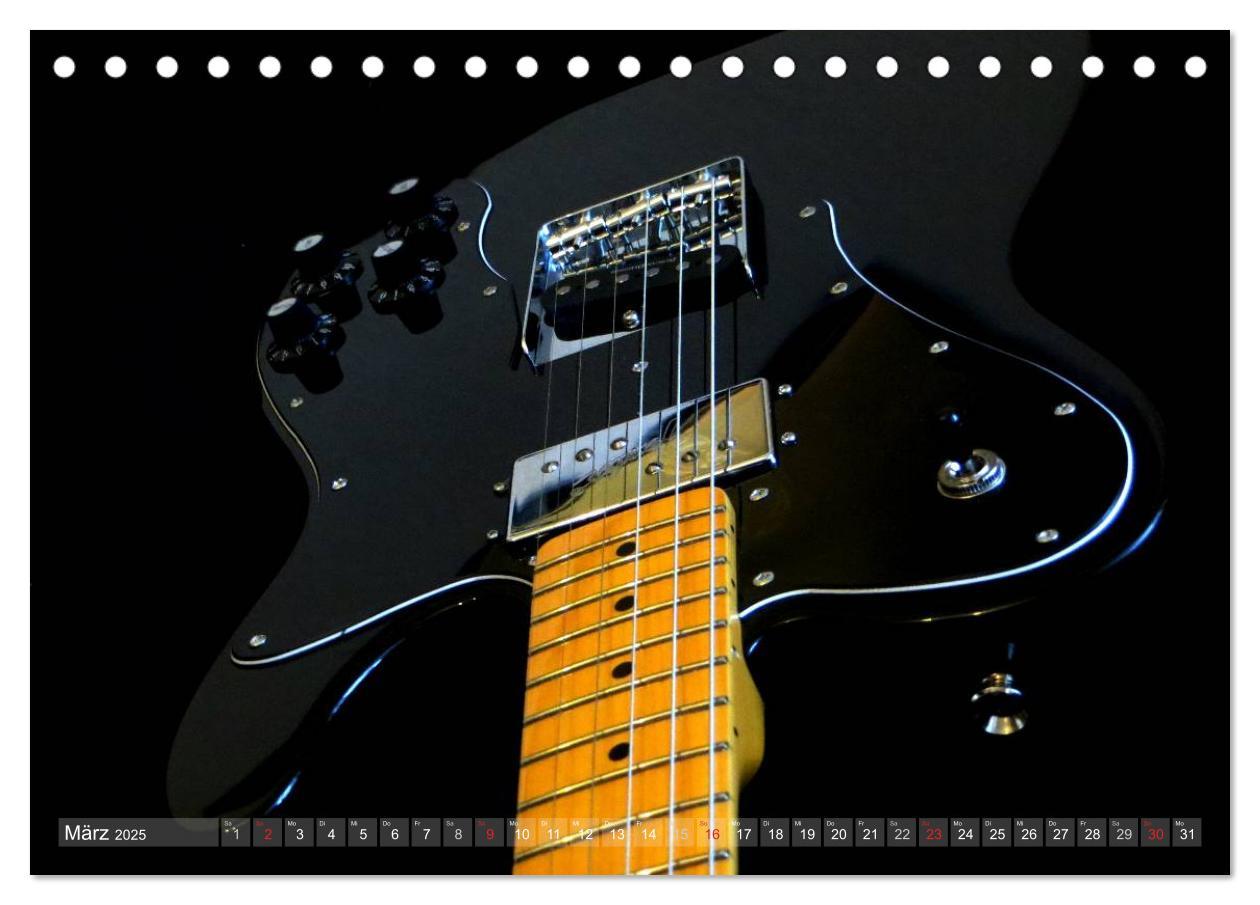 Bild: 9783435732296 | Gitarren Snapshots (Tischkalender 2025 DIN A5 quer), CALVENDO...