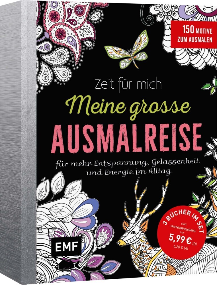 Cover: 9783745922752 | Zeit für mich - Meine große Ausmalreise | Buch | 192 S. | Deutsch