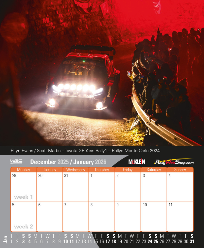 Bild: 9783947156610 | 2025 Desktop Rally Calendar | History meets the Present | Klein | 2025