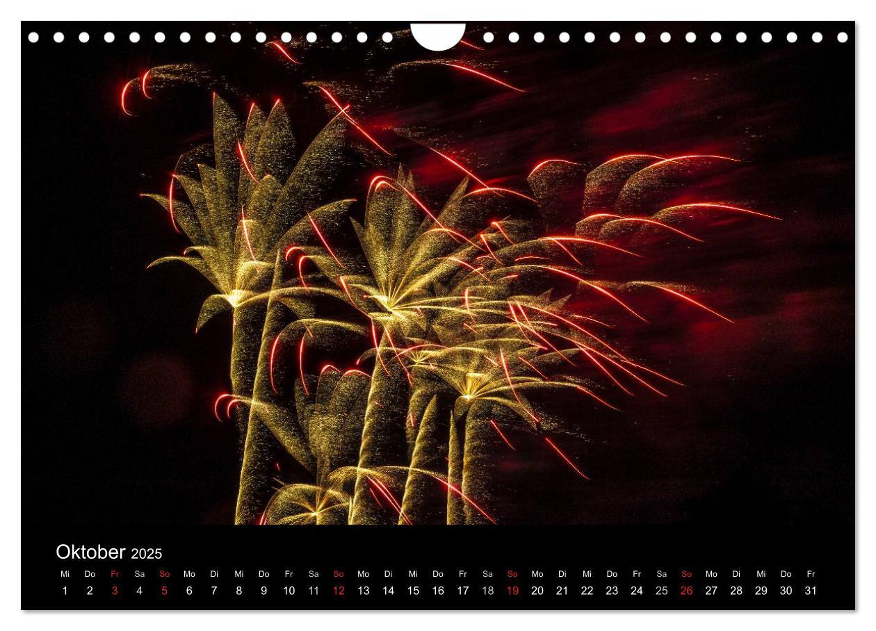 Bild: 9783435837953 | Das Feuerwerk (Wandkalender 2025 DIN A4 quer), CALVENDO Monatskalender