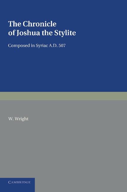 Cover: 9781107621053 | The Chronicle of Joshua the Stylite | Taschenbuch | Englisch | 2013