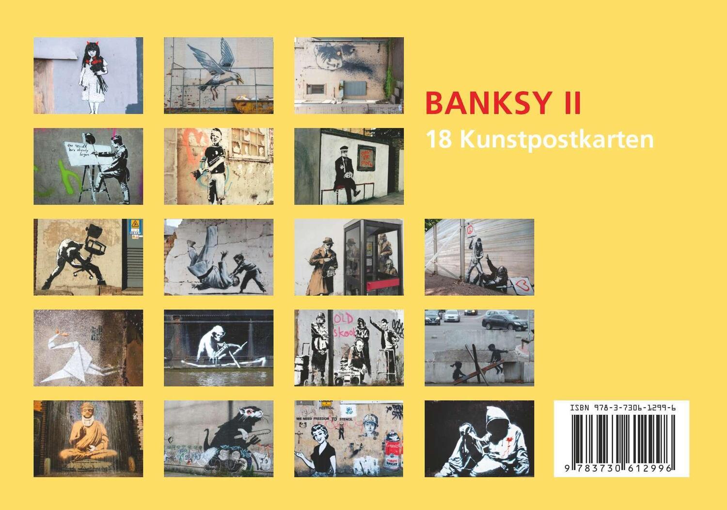 Bild: 9783730612996 | Postkarten-Set Banksy II | Anaconda Verlag | Stück | 20 S. | Deutsch